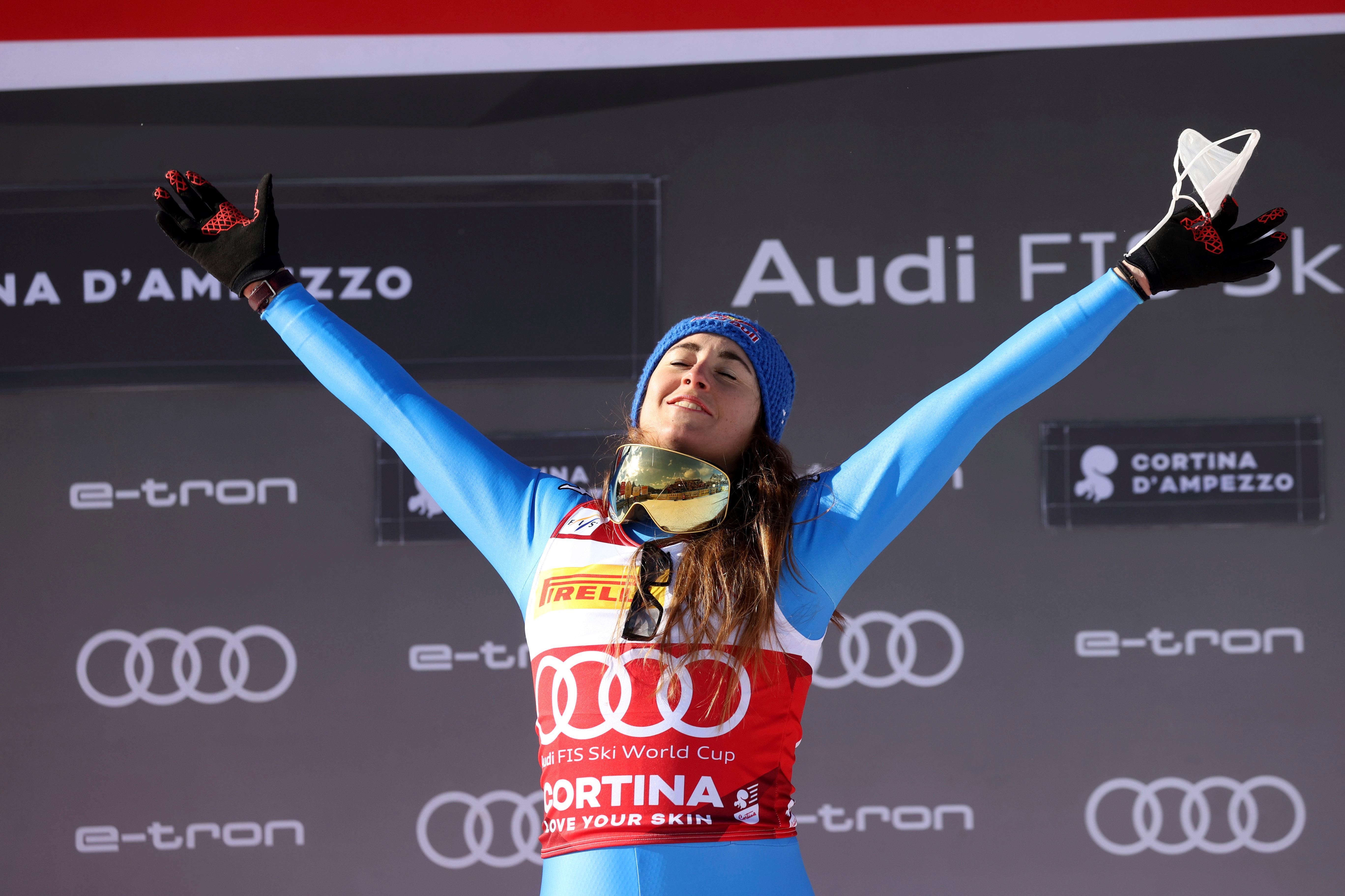 Sofia Goggia trionfa anche a Cortina: "È la mia vittoria più bella"