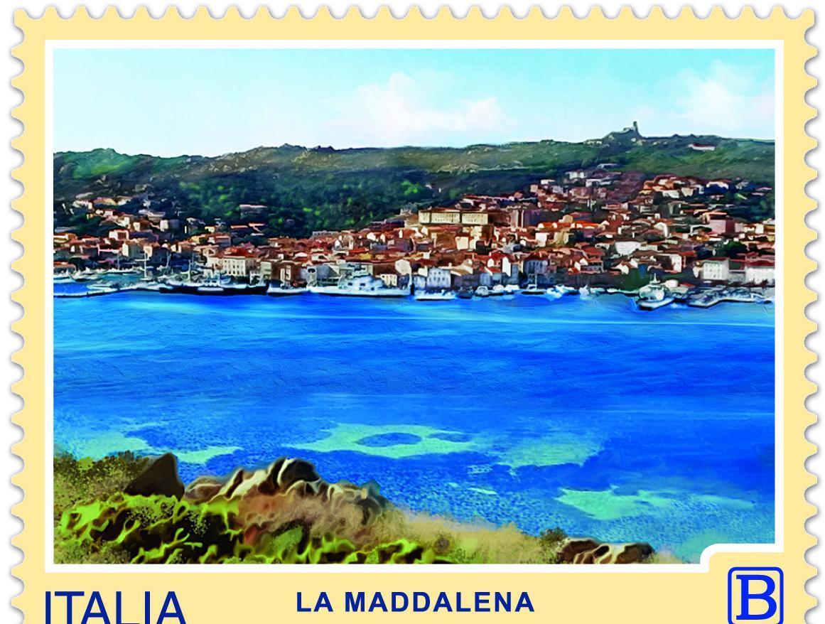 Sassari, il libro dei francobolli 2021 con Deledda e La Maddalena 