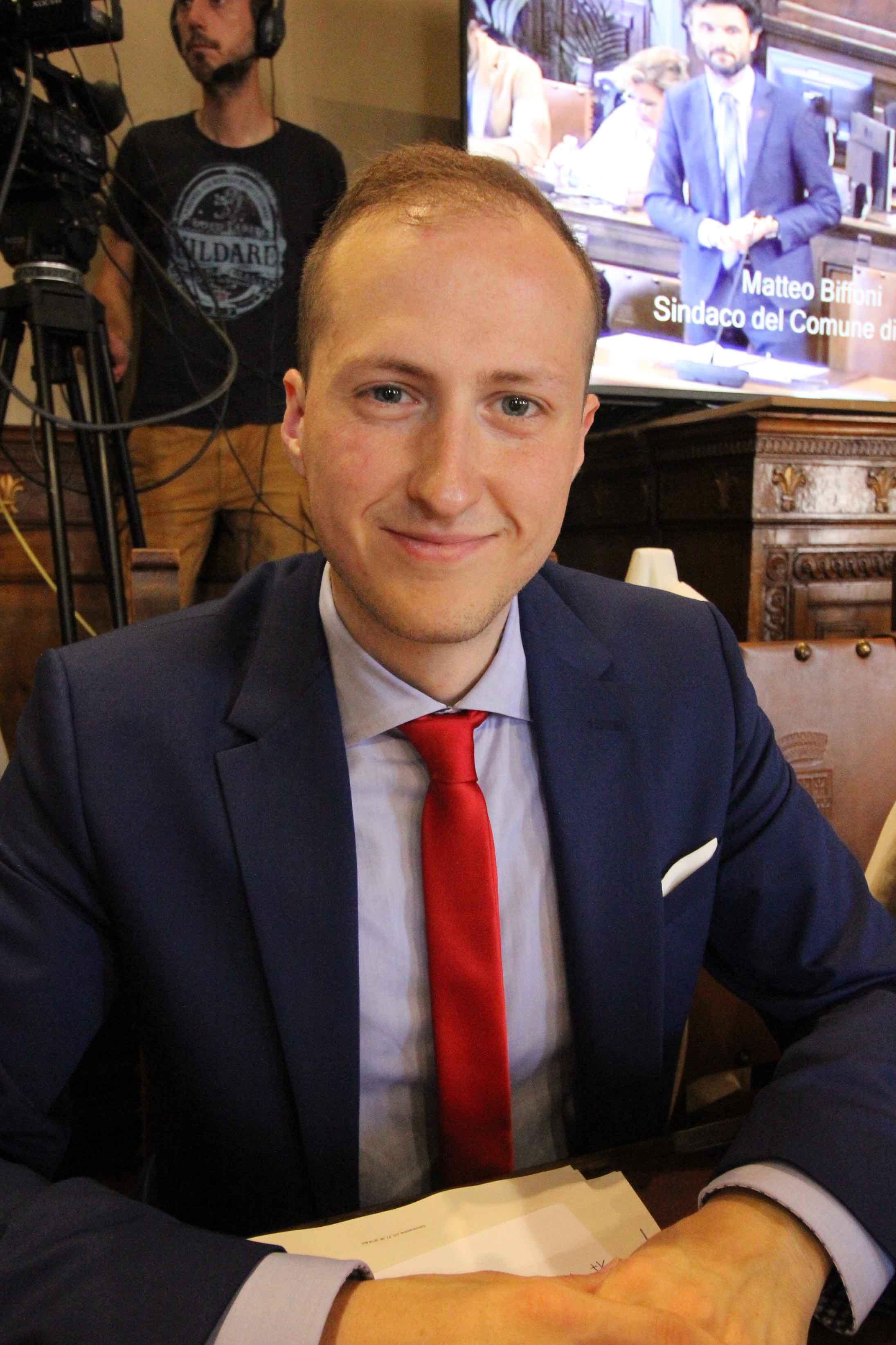 Il segretario provinciale del Pd Marco Biagioni