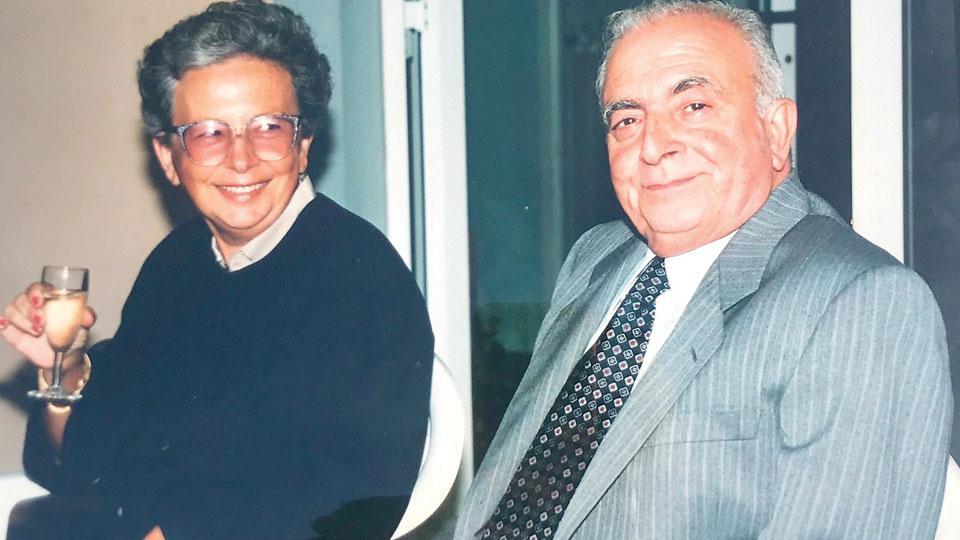Una bella foto di qualche tempo fa di Giovanna Caia e Michele Cacciavillani, gentilmente concessa dai figli