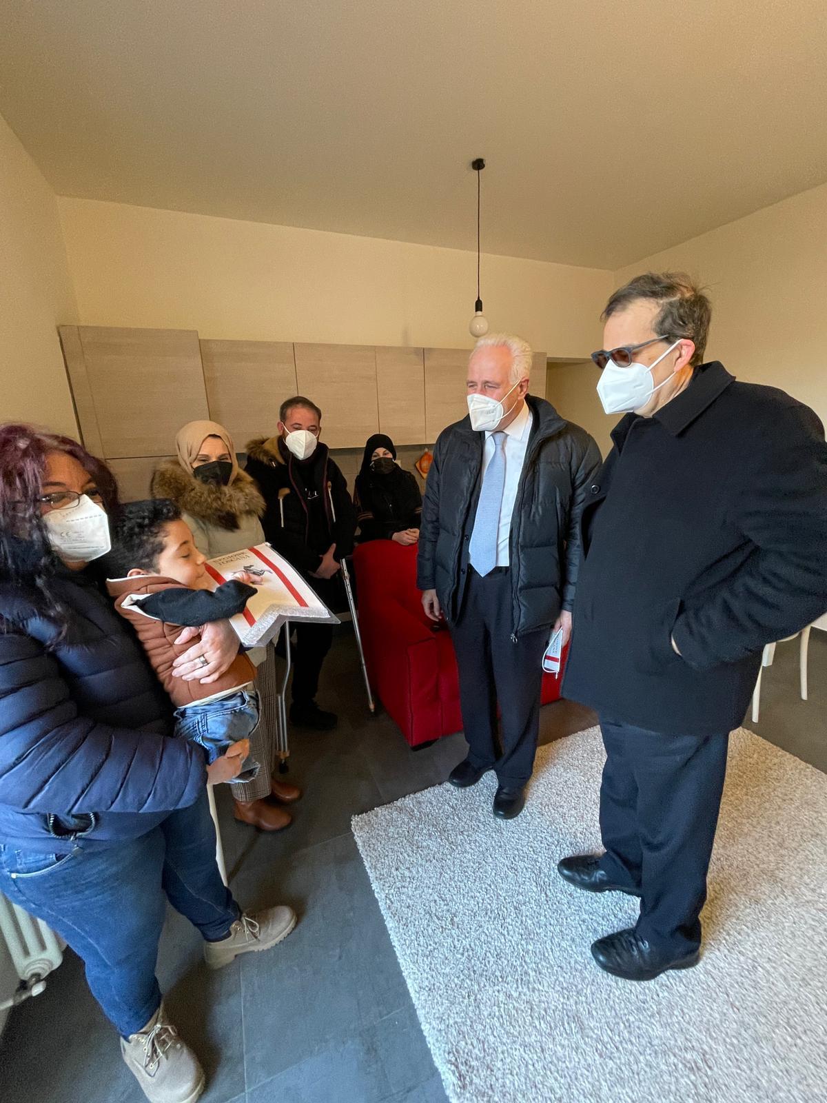La visita di Giani a Mustafa