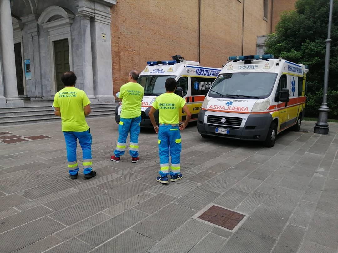 Volontari della Misericordia di Antignano (foto d'archivio)