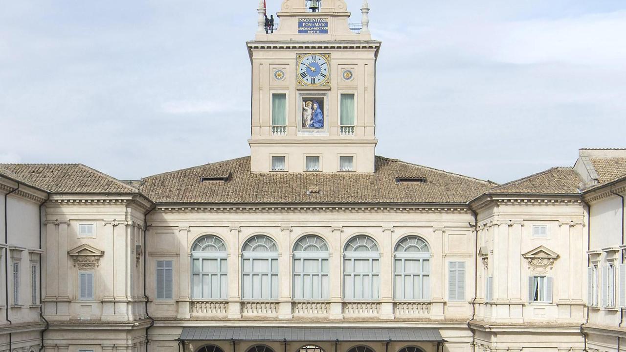 Il palazzo del Quirinale sede della presidenza della Repubblica