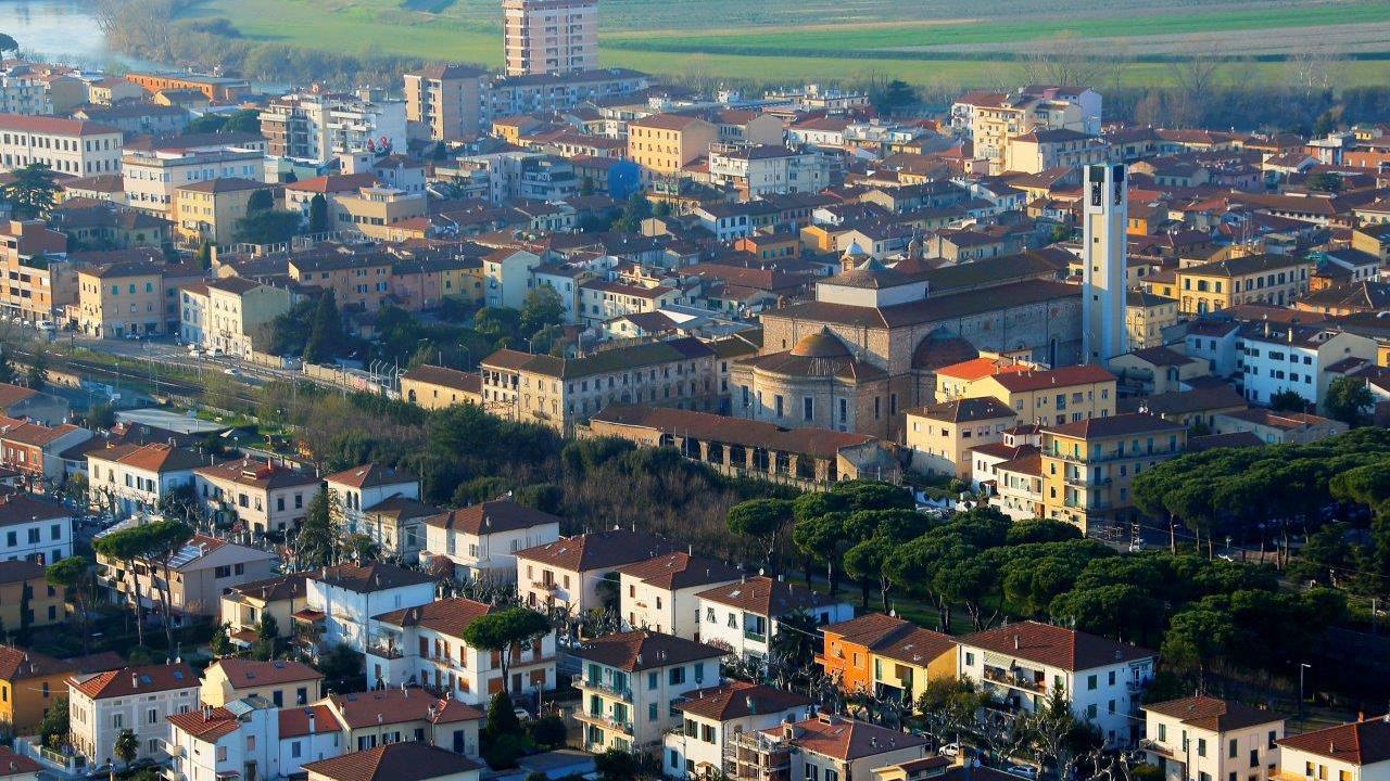 L'abitato di Pontedera
