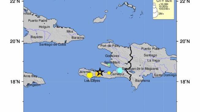 Terremoto di magnitudo 5.3 colpisce Haiti, almeno due morti