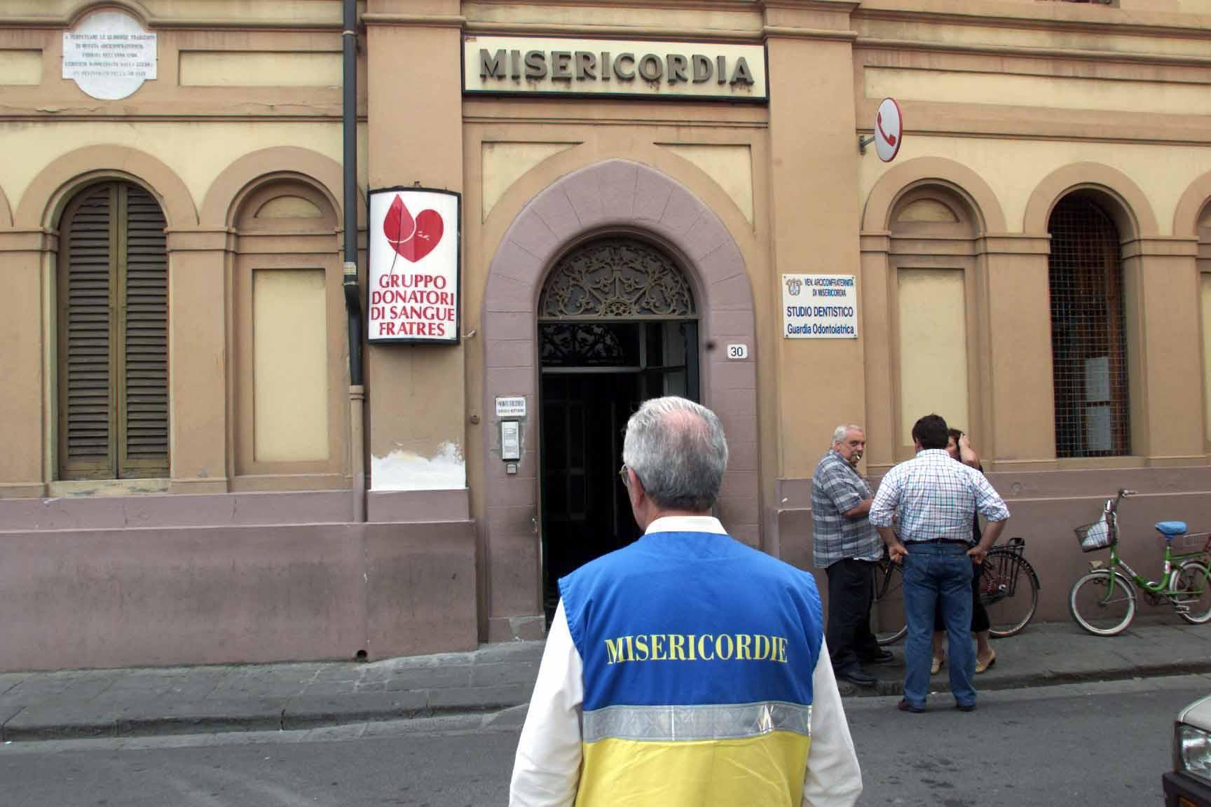 La sede della Misericordia di Pontedera