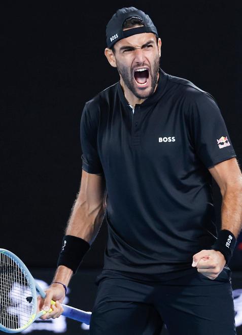 Berrettini sorride batte Carreno Busta e aspetta Sinner ai quarti di finale 