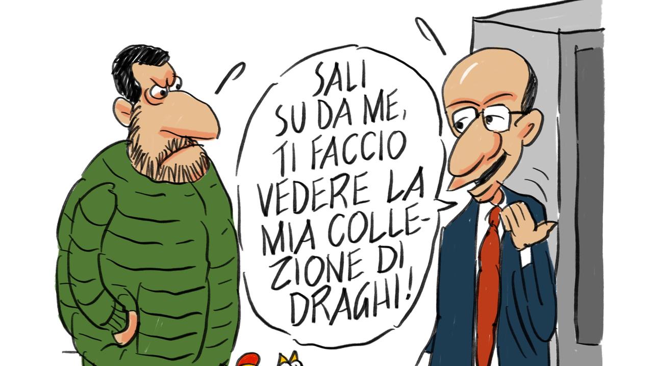 La vignetta di Gef: consultazioni febbrili nella prima giornata di voto per il presidente della Repubblica