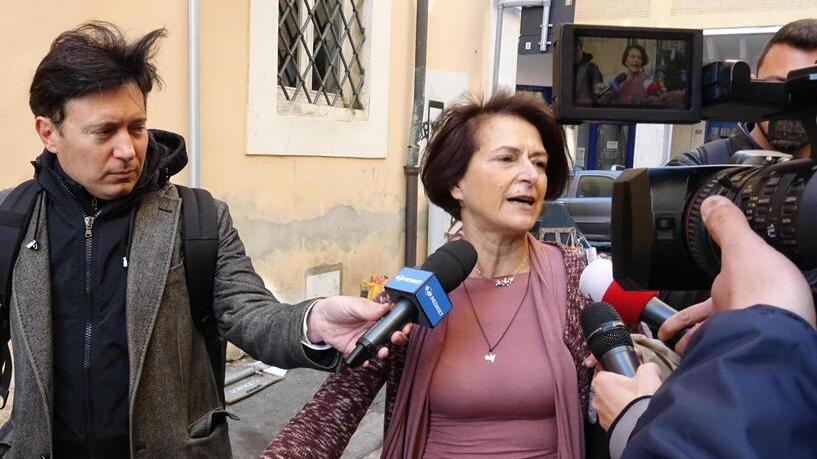 Fausta Bonino concede un’intervista ai giornalisti (foto d'archivio)