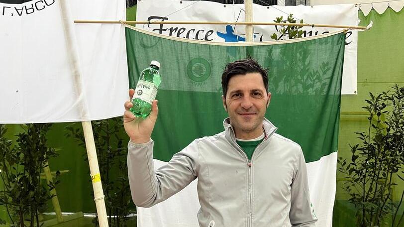 Il presidente Lorenzo Porzano ai campionati di tiro con l’arco