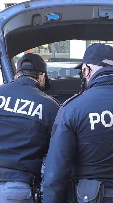 Un controllo della polizia