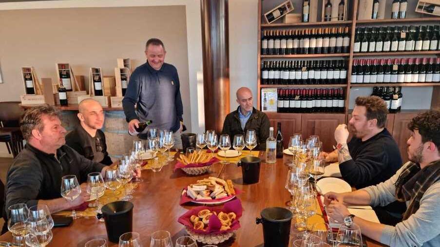 Degustazione dei vini di PodereSette con Luca Gardini