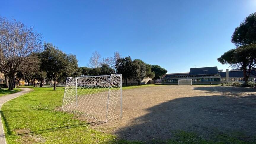 Uno scorcio del parco Altobelli a Venturina Terme dove è avvenuta l’aggressione al ragazzino di 12 anni