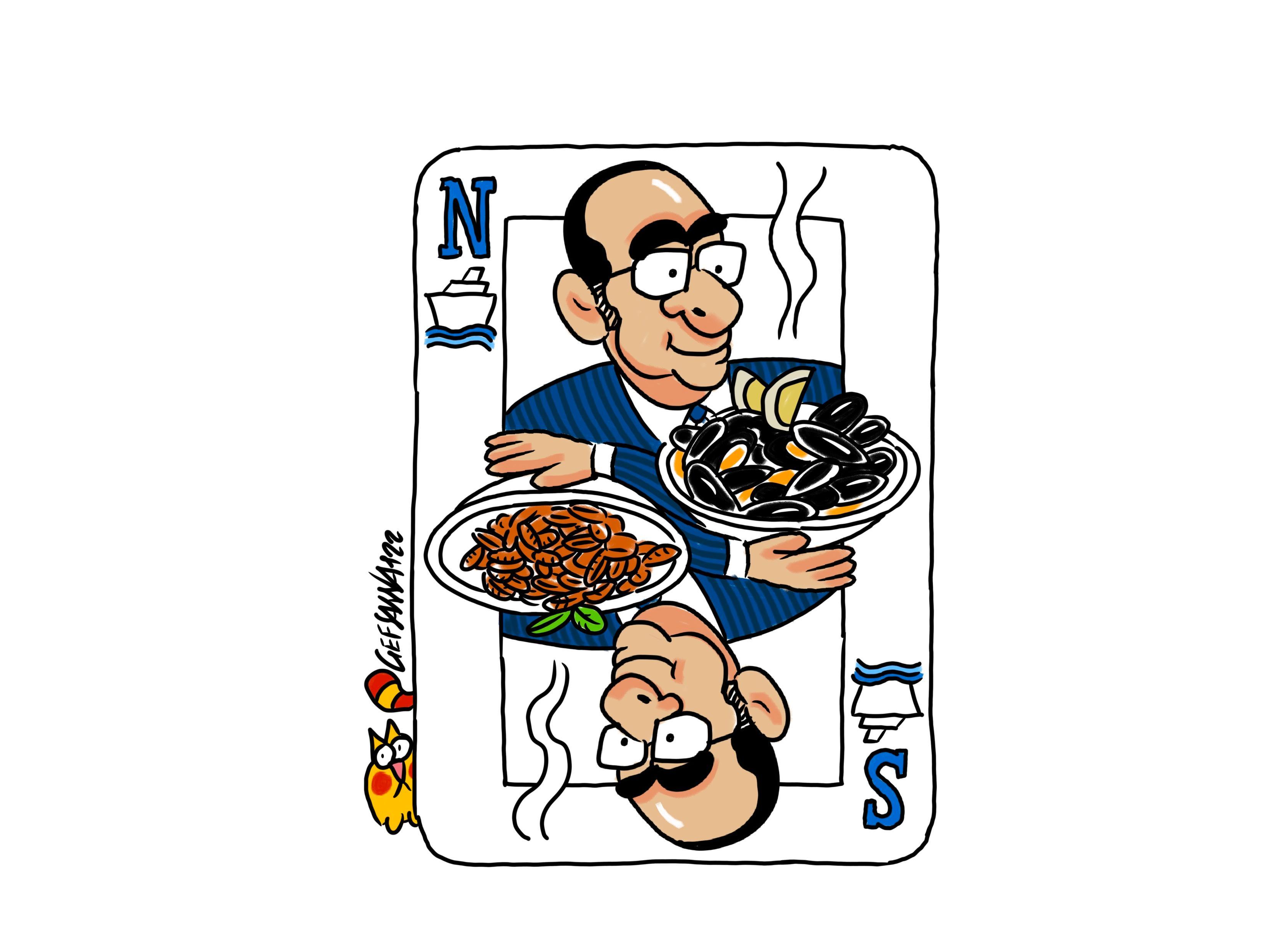 La vignetta di Gef: porti sardi, passeggeri in crescita