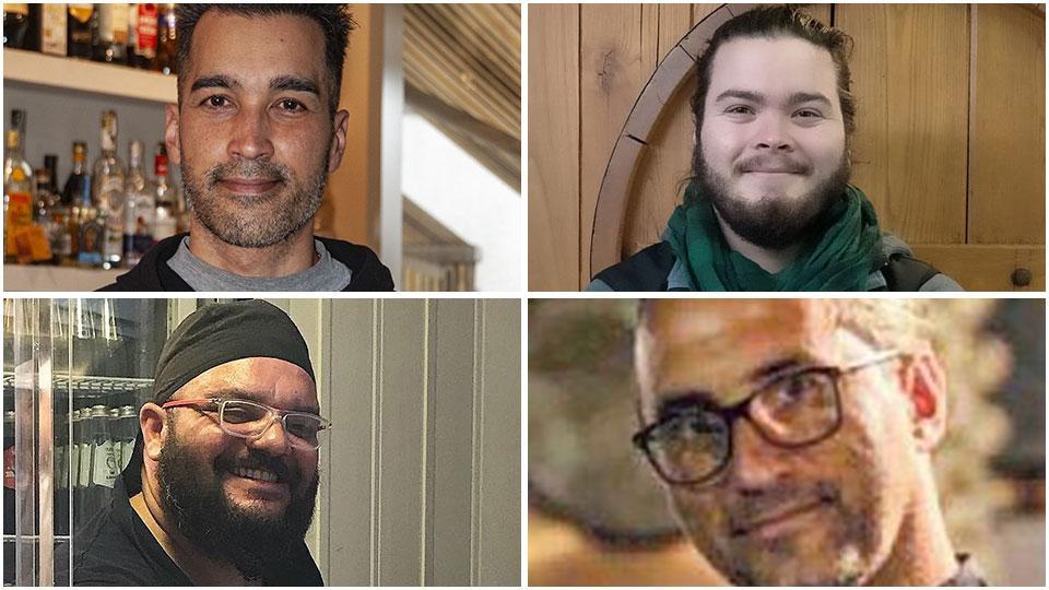 Manuel Sakay, Manuel Larini, Marco Anelli e Andrea Focacci