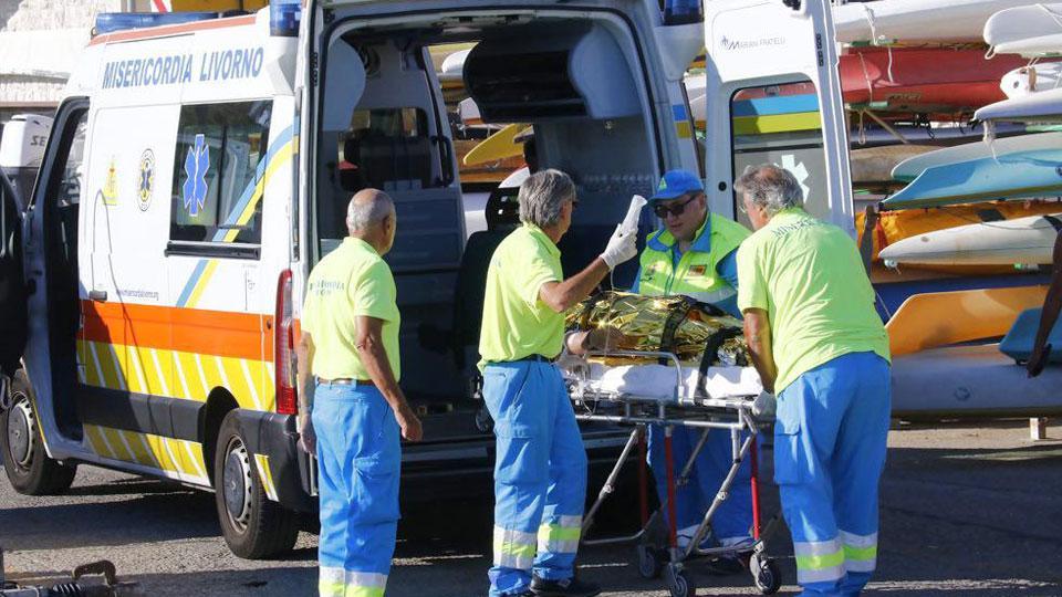 Un soccorso dei volontari della Misericordia (foto d’archivio)