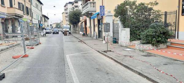 I lavori in via Pistoiese