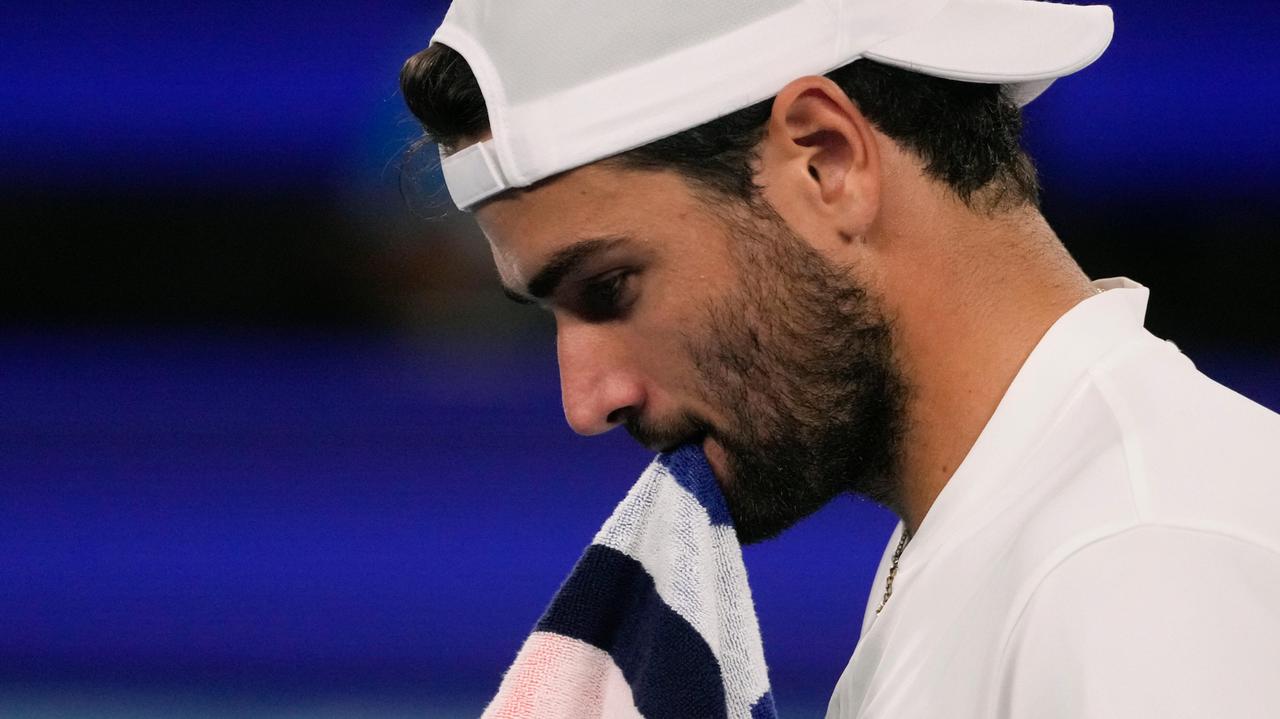 Matteo Berrettini: ha perso in semifinale agli Australian Open contro Rafa Nadal (Foto LaPresse)