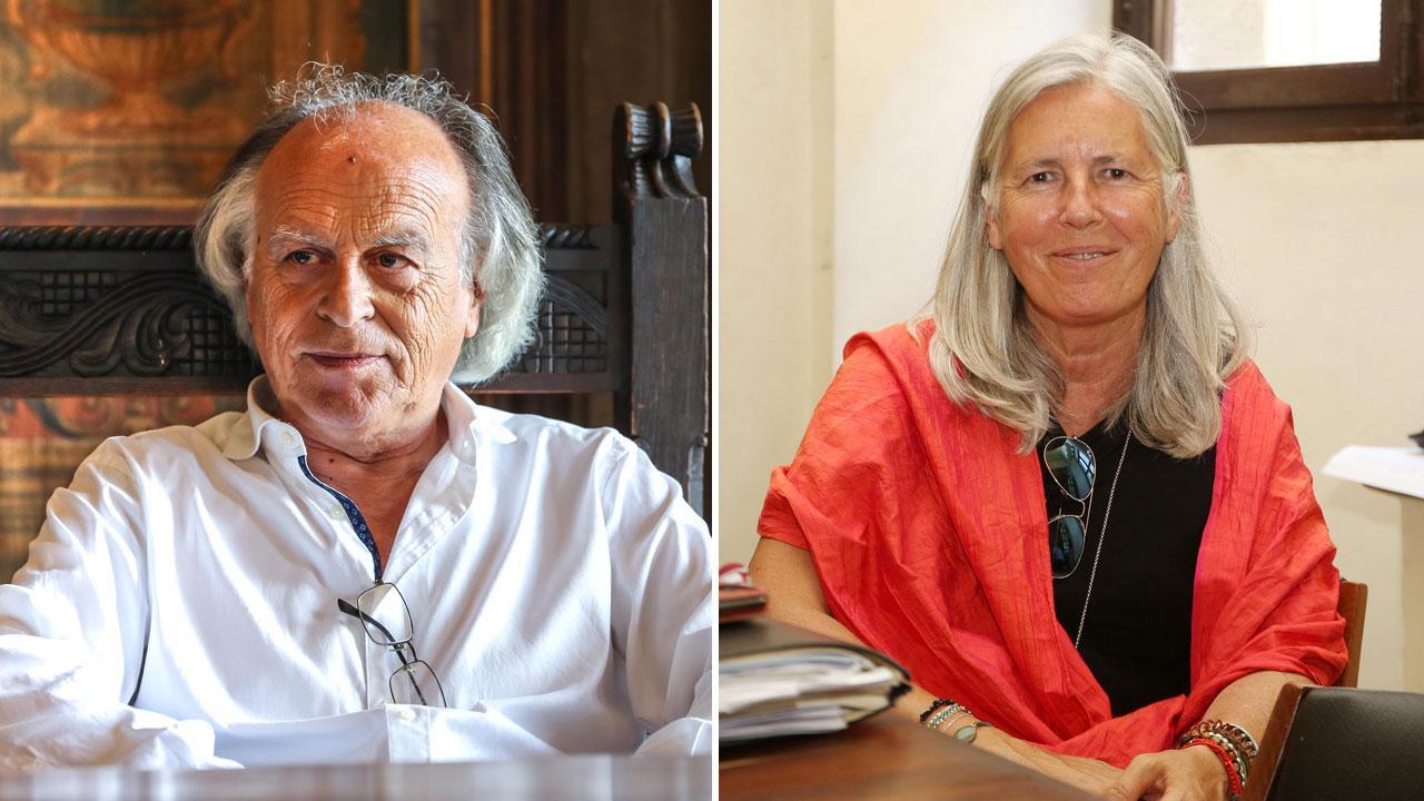 Aldo Morelli (Foto Nucci) e l’ex sindaco facente funzioni Guja Guidi