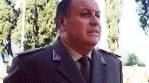 Vito Caterini, 71 anni, in divisa da ufficiale medico
