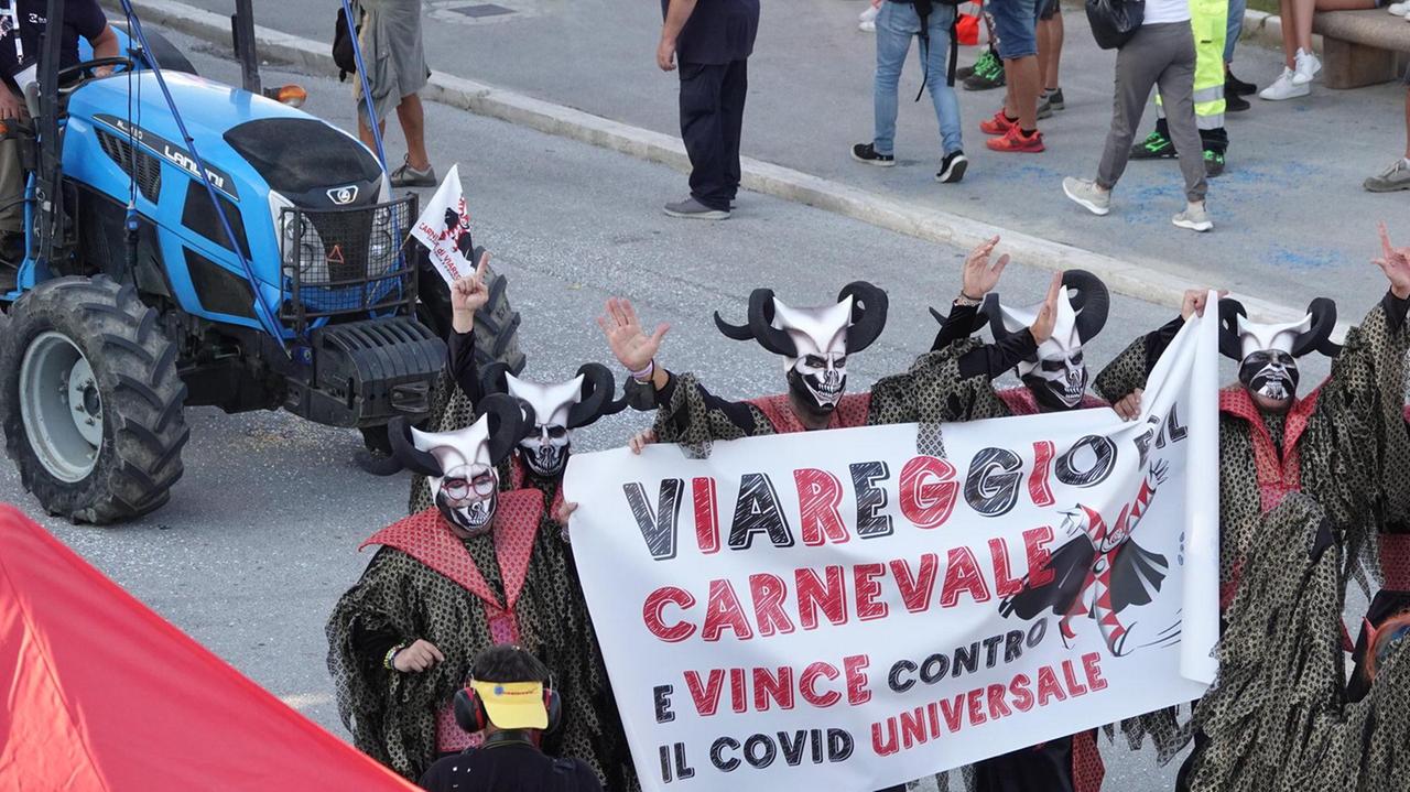Un’immagine del Carnevale 2021