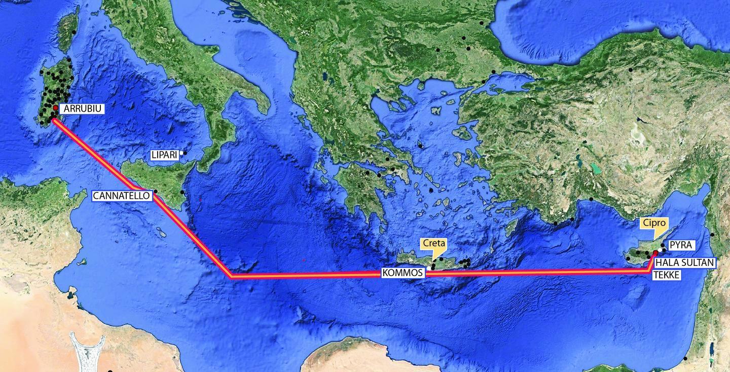 Le tracce nuragiche sulle rotte d’oriente 