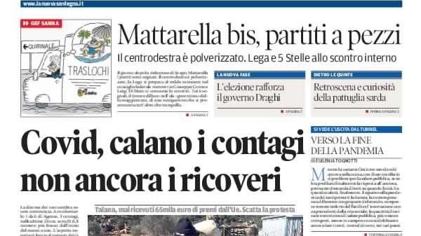 La Nuova Sardegna - Prima Pagina - 31 gennaio 2022