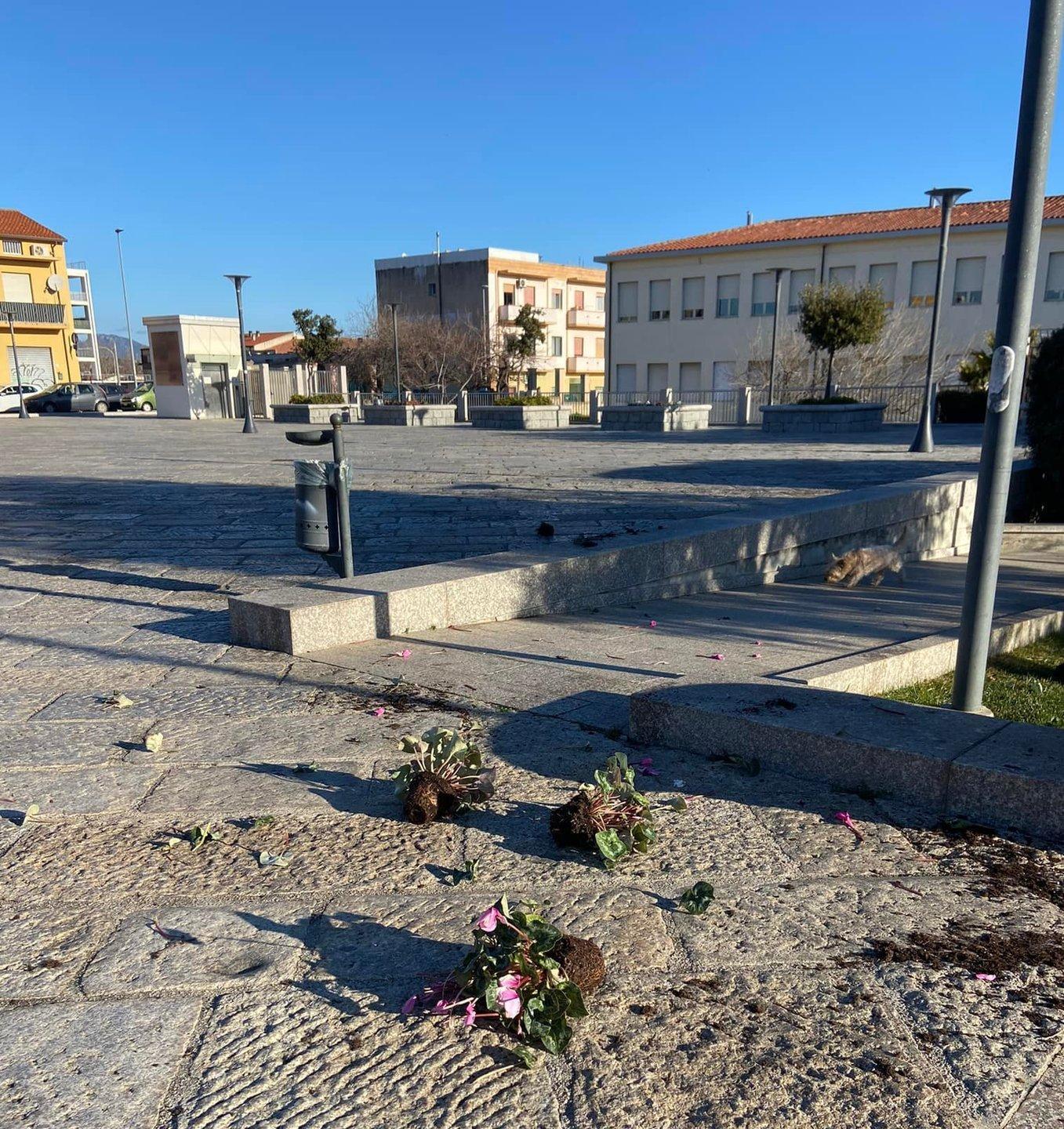 Rione San Simplicio vandali scatenati 