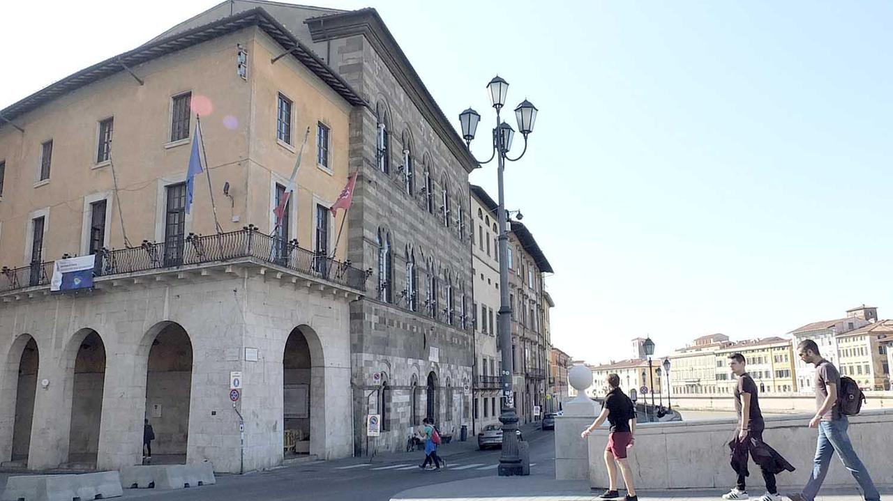 Palazzo Gambacorti ospita la sede del Comune