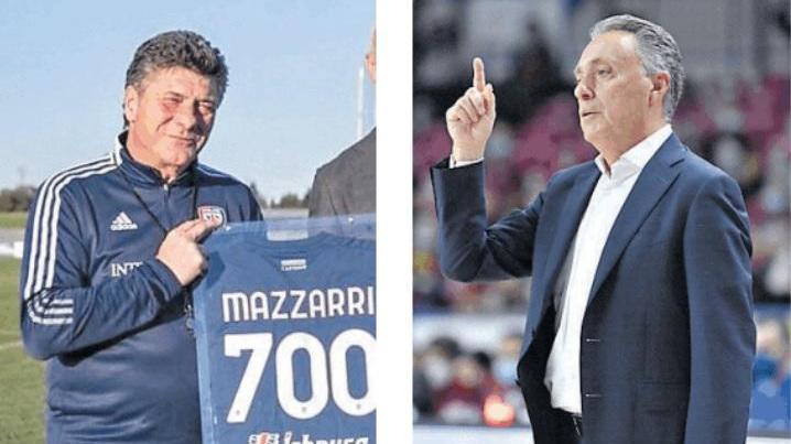 Walter Mazzarri (60 anni) e Pietro Bucchi (63 anni)