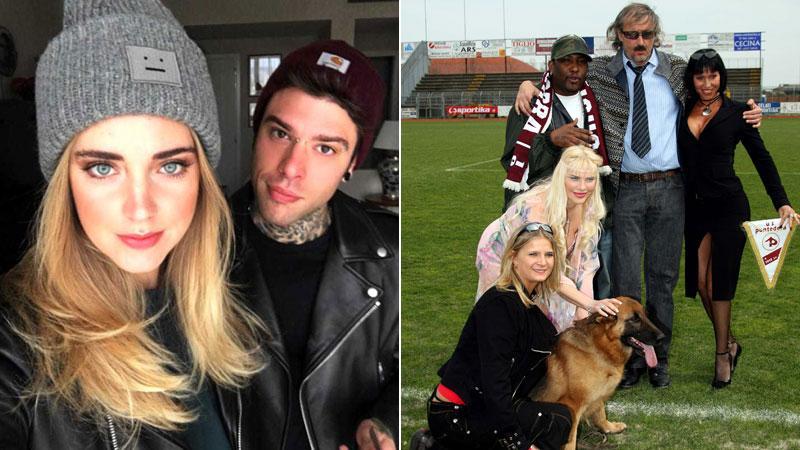 Chiara Ferragni e Fedez. La famosa coppia cerca capitali per rilanciare la società. Maurizio Mian, al centro, con il cane Gunther