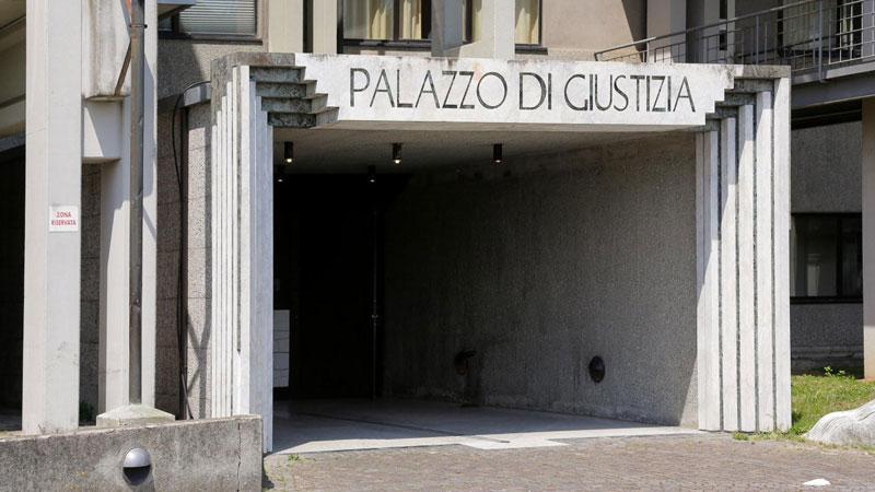 Il Palazzo di giustizia (Foto d’archivio)