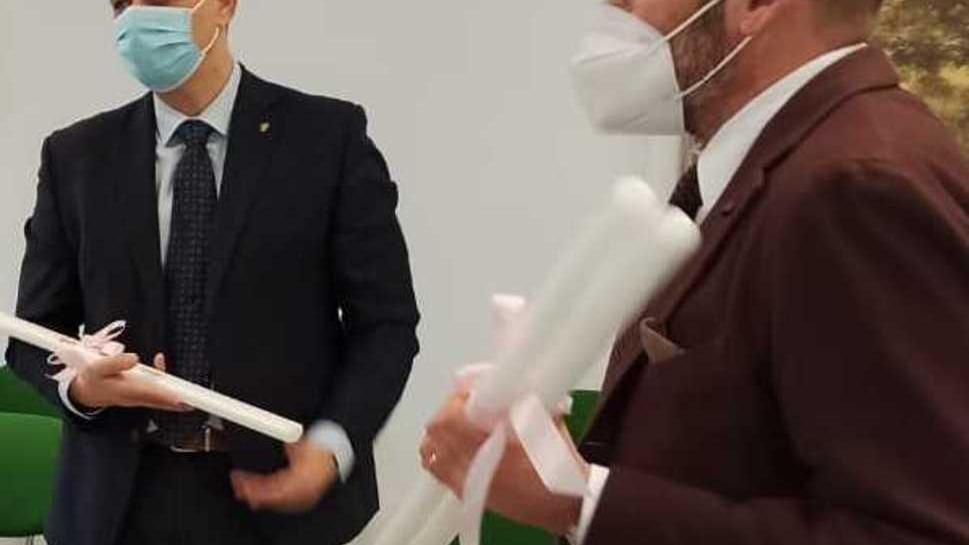 In mattinata la consegna anche a Prefetto e Questore