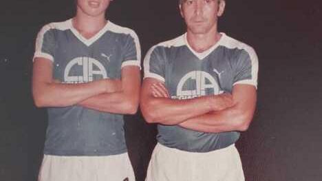 Sopra Guido Fratini e (a sinistra) il nipote Roberto