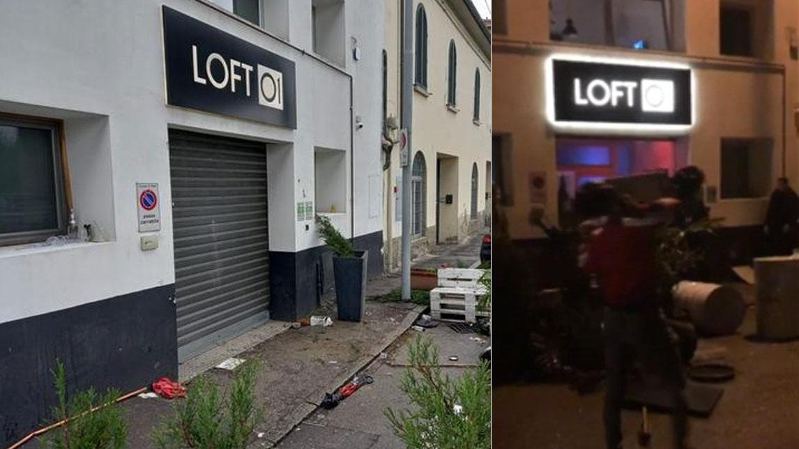 Delirio a Prato, assaltano un locale perché non li fanno entrare e spruzzano spray al peperoncino - Video