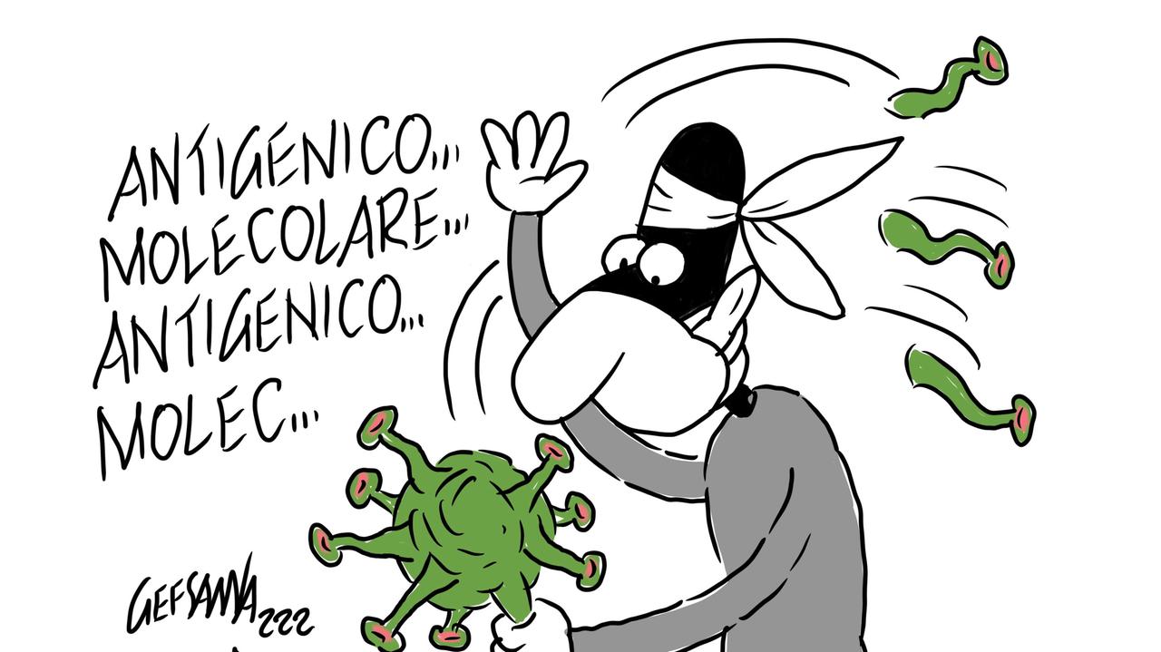La vignetta di Gef: boom di casi dopo il riconteggio dei tamponi antigenici