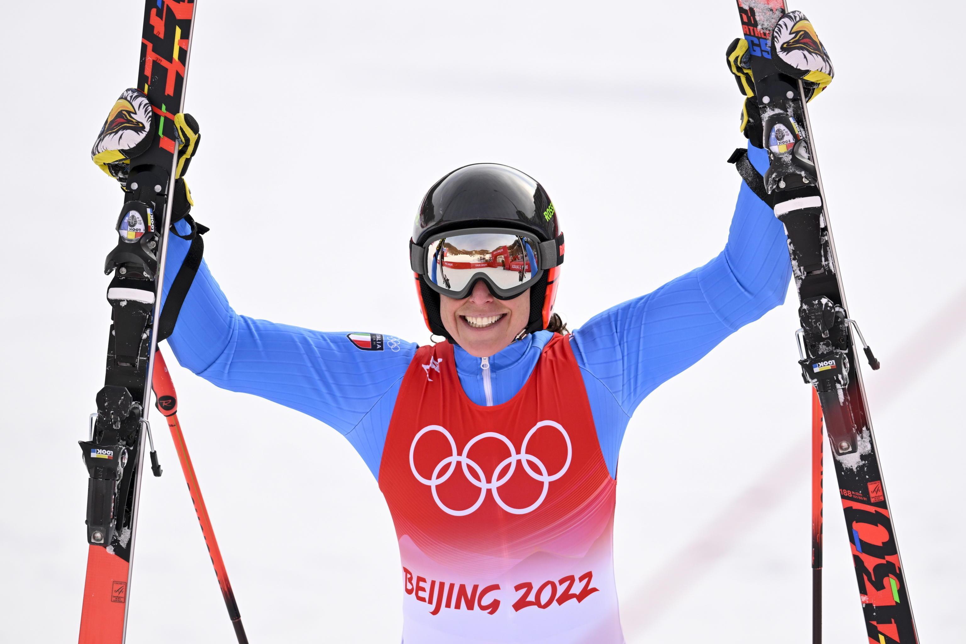 Pechino, Federica Brignone d'argento nel gigante