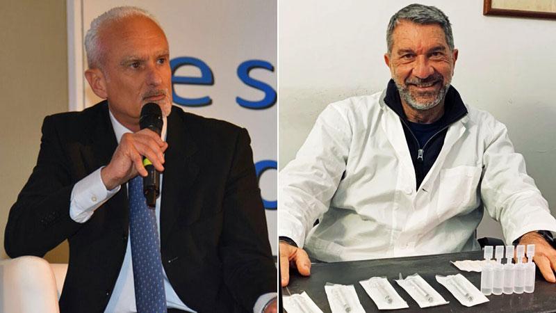 Il dottor Paolo Biasci e il dottor Massimo Angeletti