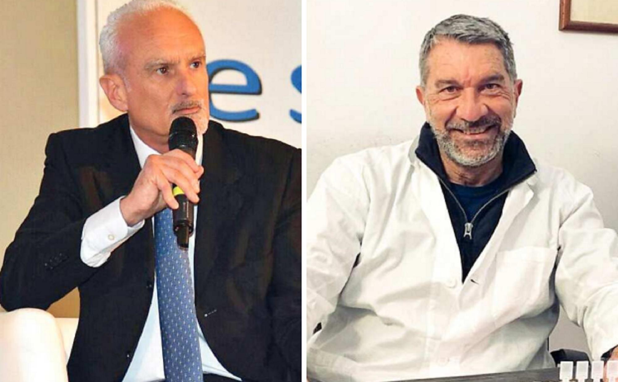 A sinistra il dottor Paolo Biasci. A destra il collega Massimo Angeletti