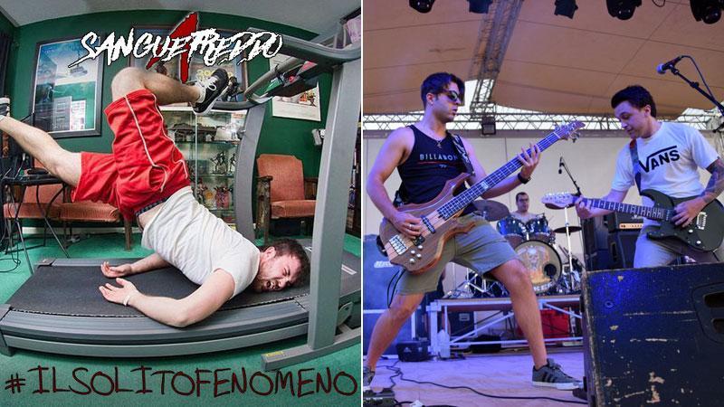 La copertina di un cover della band. Un’esibizione dal vivo della band “A sangue freddo”