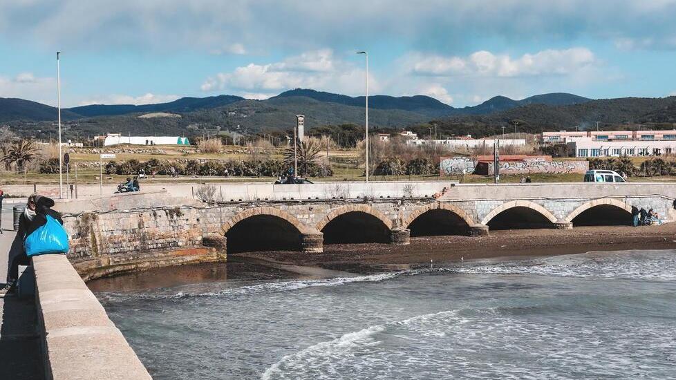 I Tre Ponti alla foce del rio Ardenza