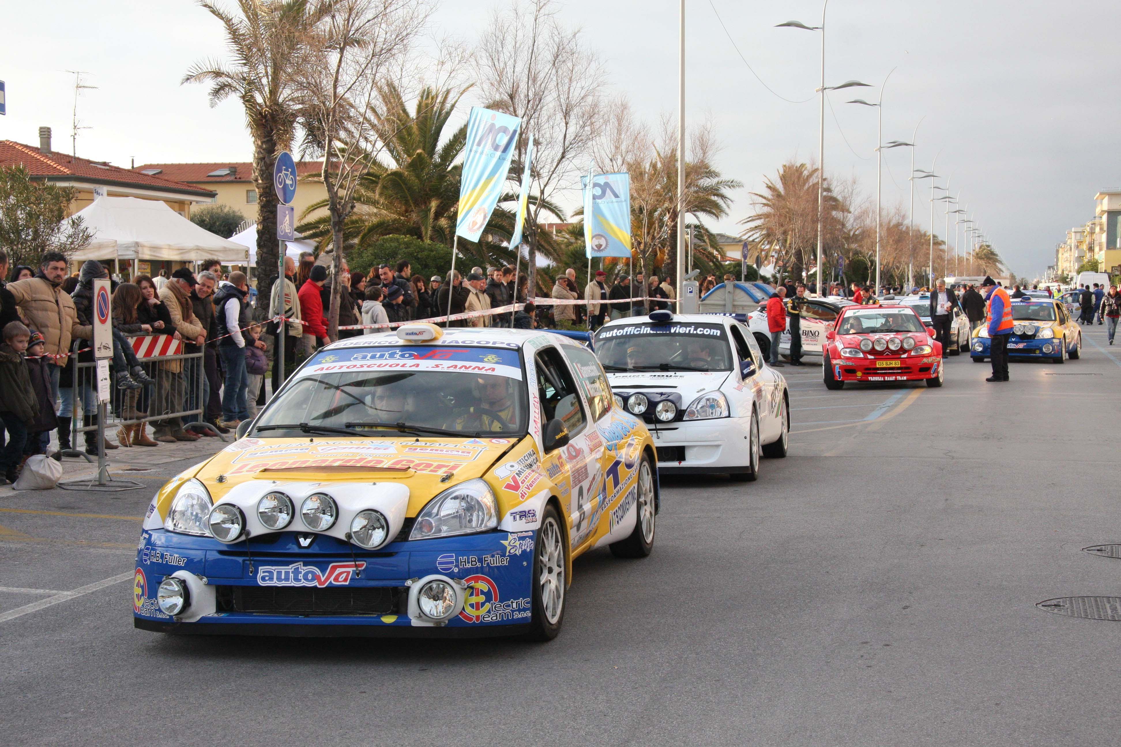 Il Rally di Carnevale scalda i motori: sarà coinvolta tutta la Versilia - Il programma 