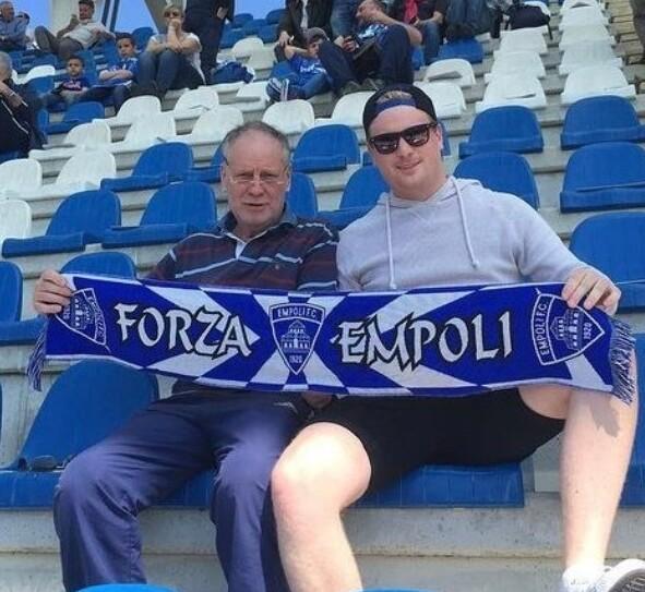 Morto un tifoso speciale: l’inglese Nick Bacon innamorato dell’Empoli 