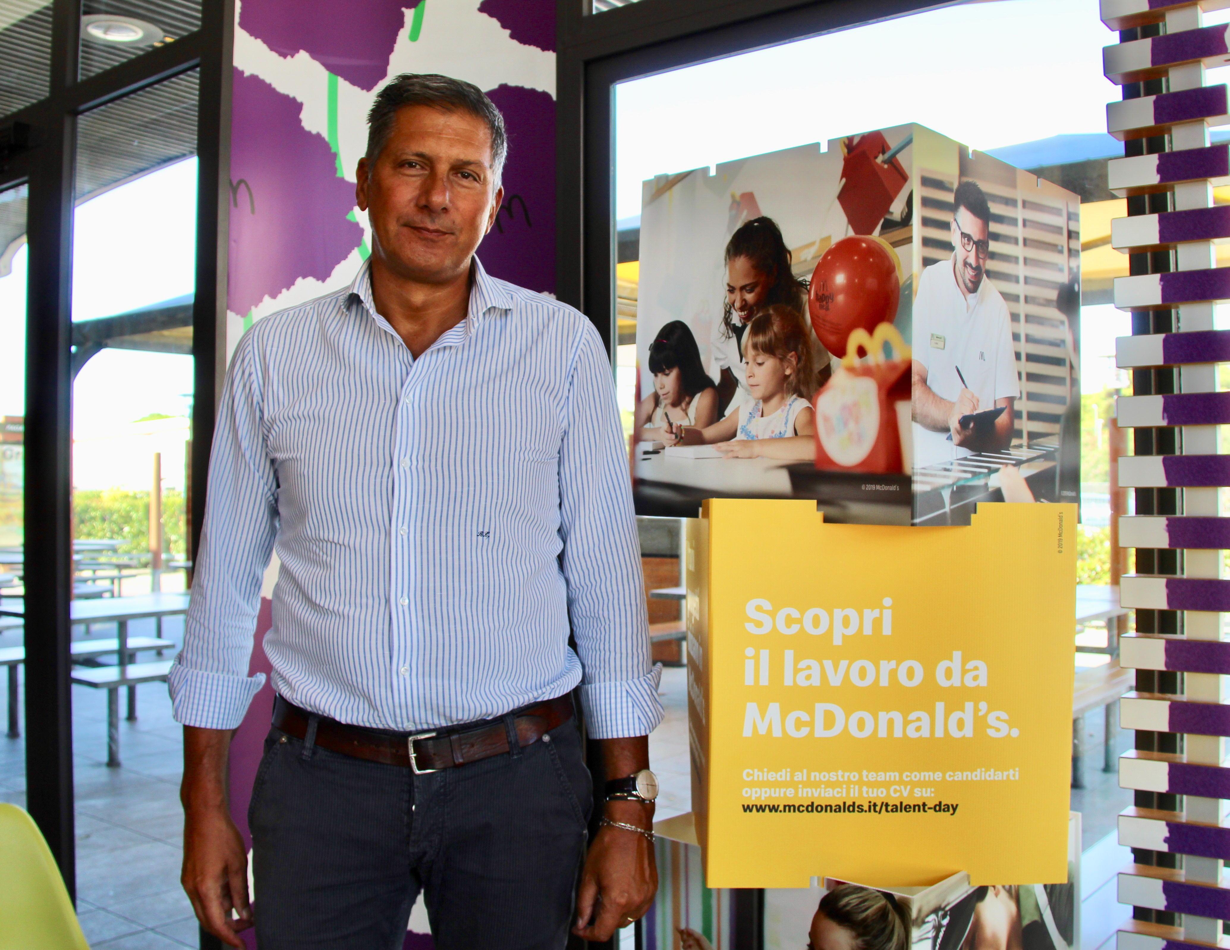 Roberto Creati, titolare dei McDonald’s di Livorno e Stagno(Archivio Foschi/Pentafoto)