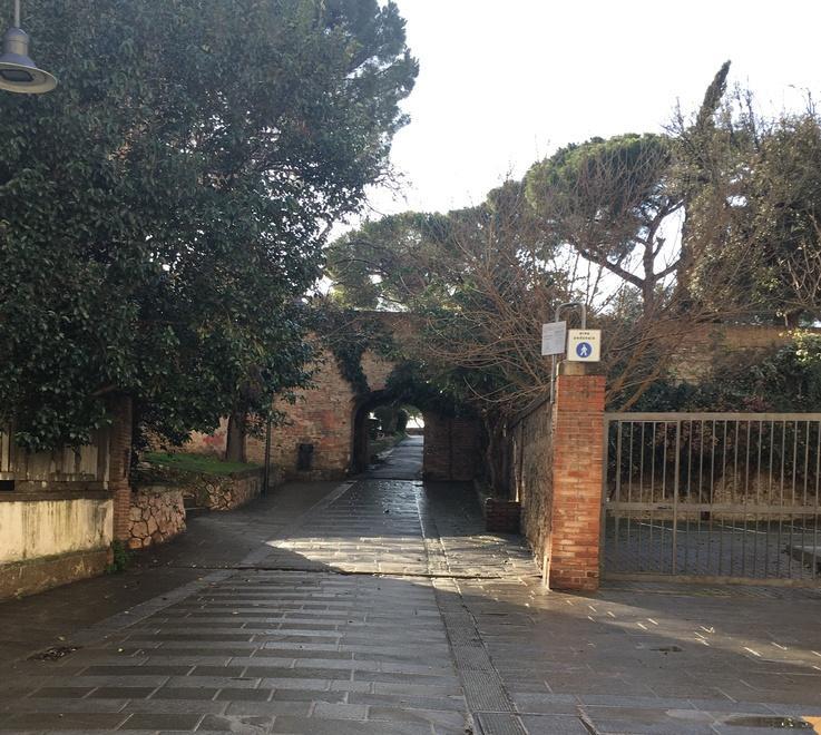 La “salitina” del Bastione Molino a vento dov’è avvenuto il pestaggio