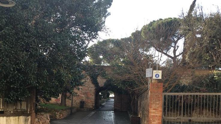 La “salitina” del Bastione Molino a vento dov’è avvenuto il pestaggio