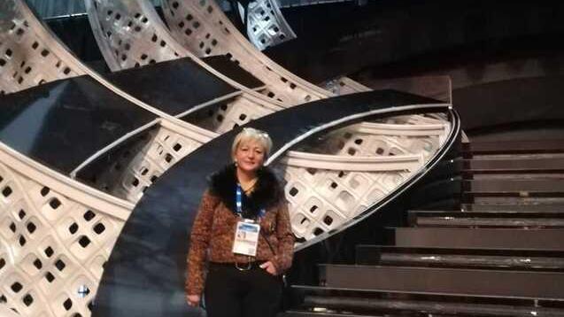 Donatella Filomena sul palco dell’Ariston