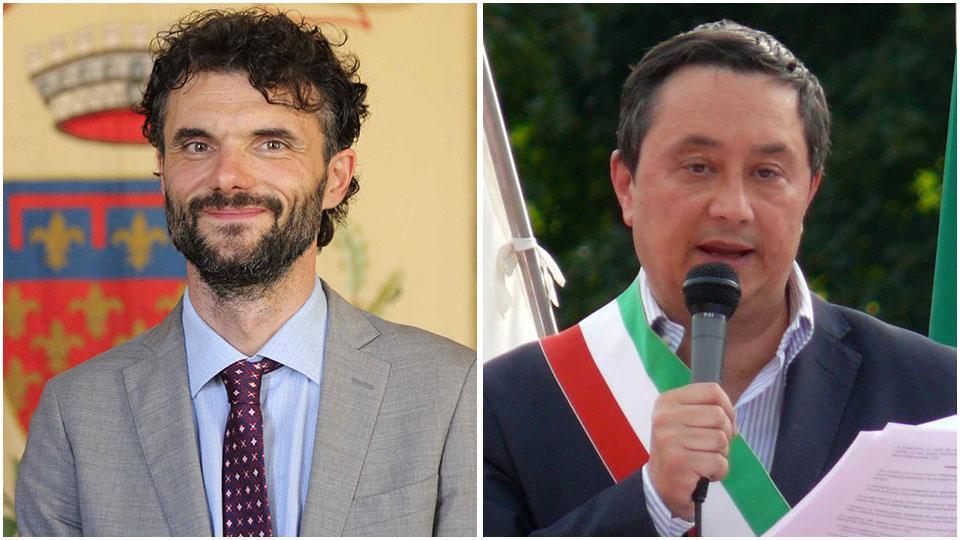 Matteo Biffoni (Prato) e Primo Bosi (Vaiano)