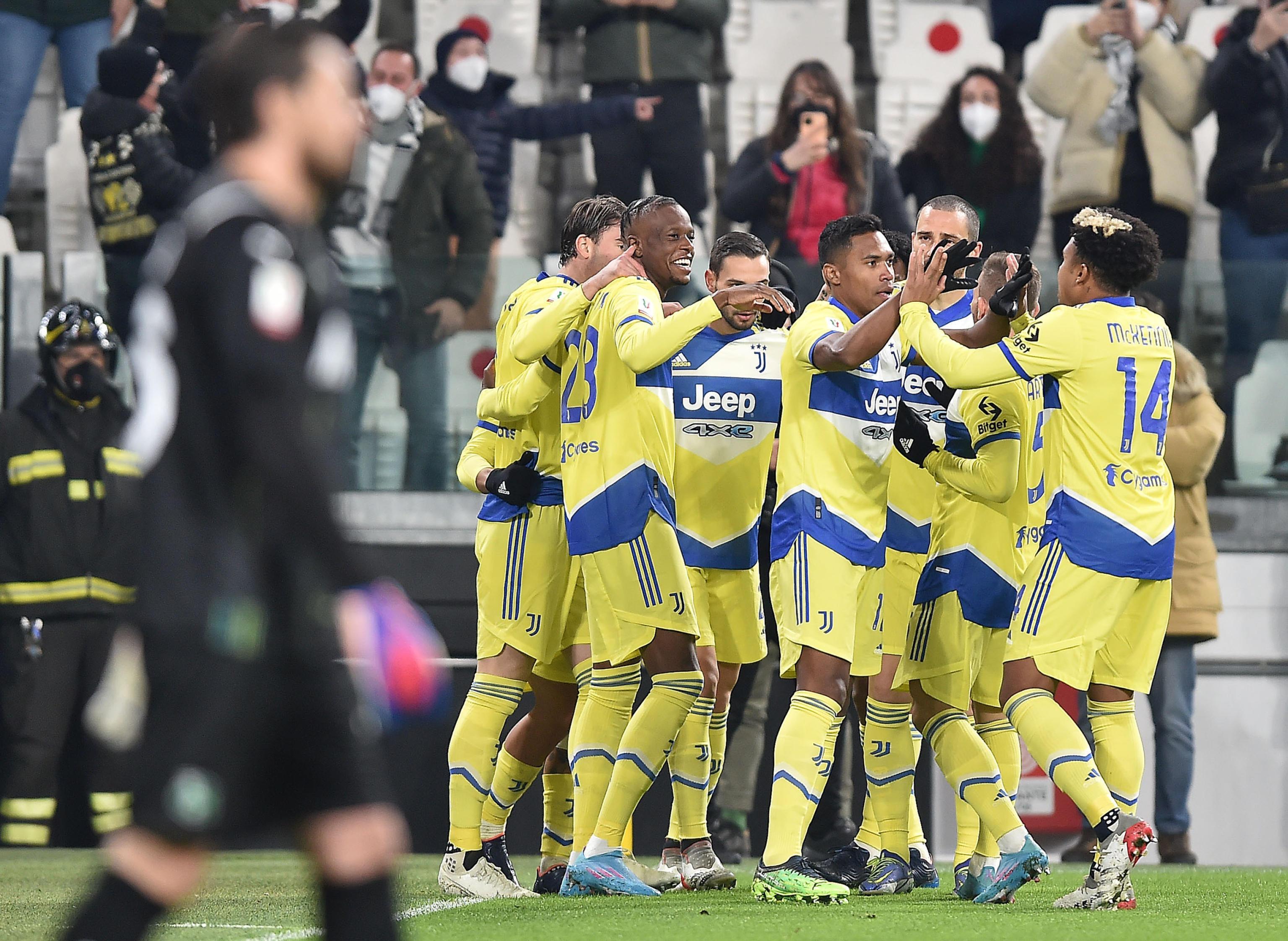 Il Sassuolo beffato all'88' dalla Juve: addio Coppa Italia 