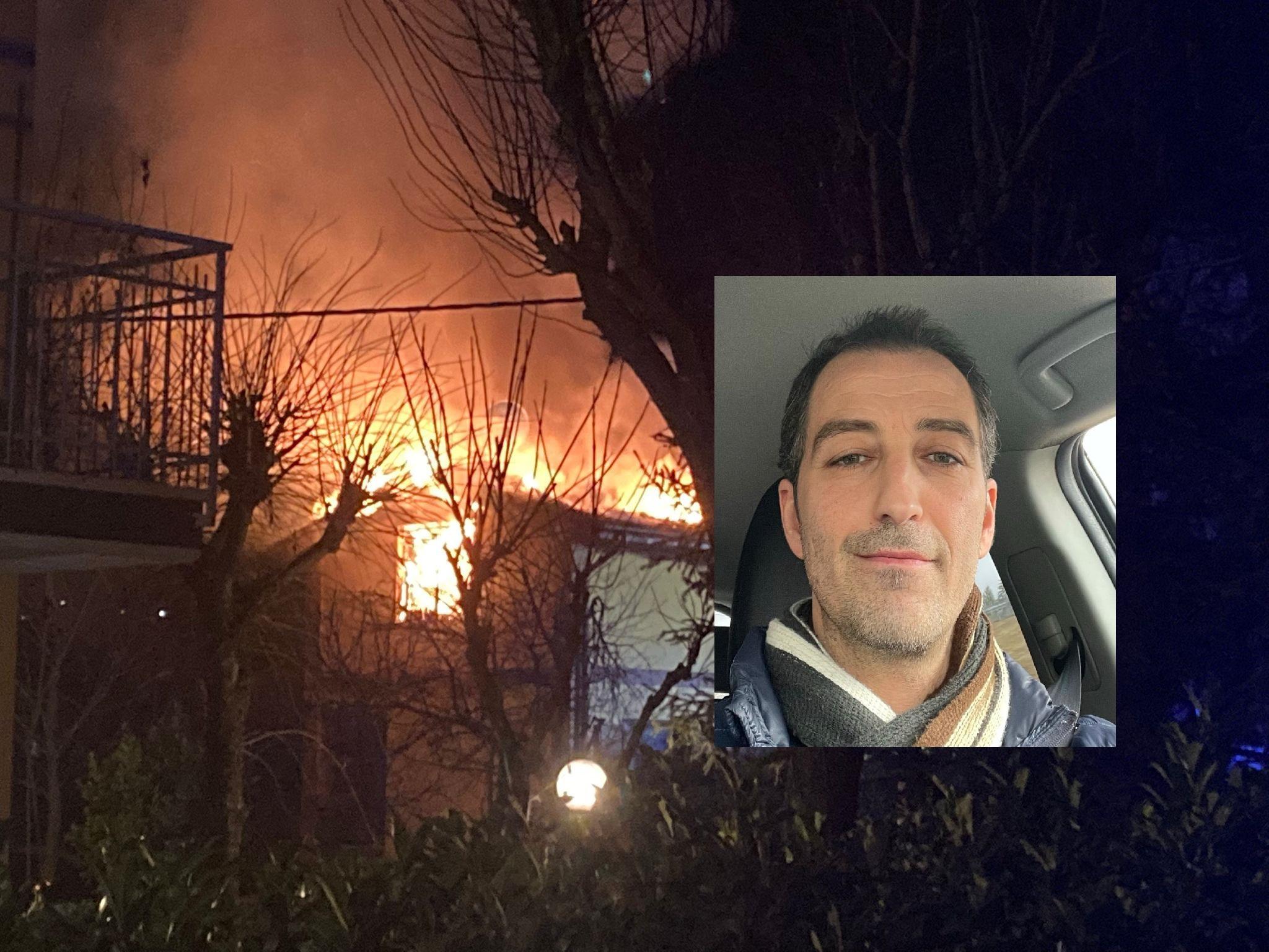 Pavullo. Un eroe nel fuoco di Coscogno: «Sono corso dentro perché la signora non voleva uscire» 